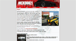 Desktop Screenshot of mckinneymotorsports.com