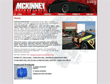 Tablet Screenshot of mckinneymotorsports.com